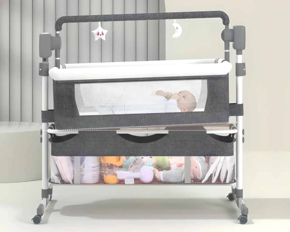 multifunctional convertible crib rocking foldable bassinet